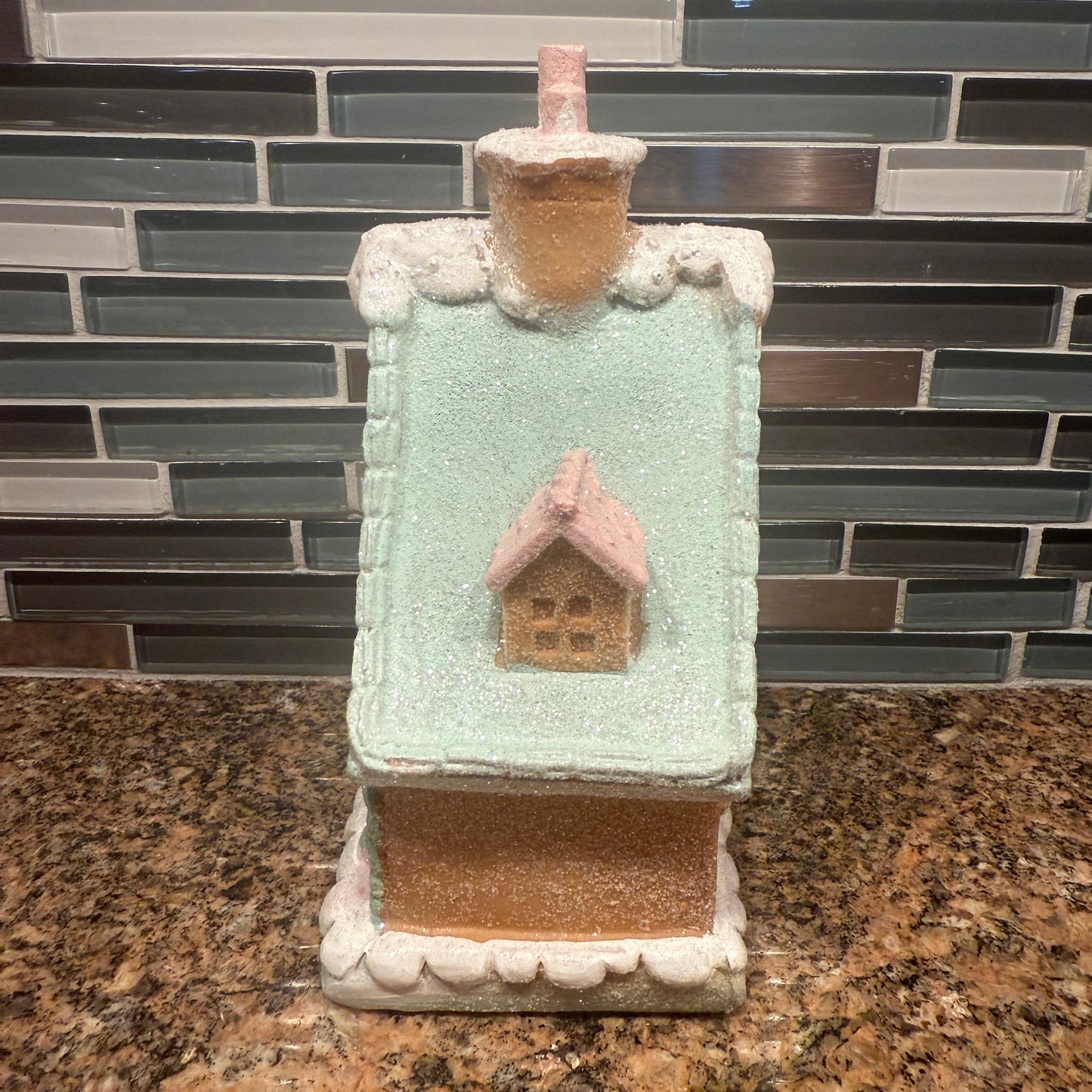 Mint Green Gingerbread House