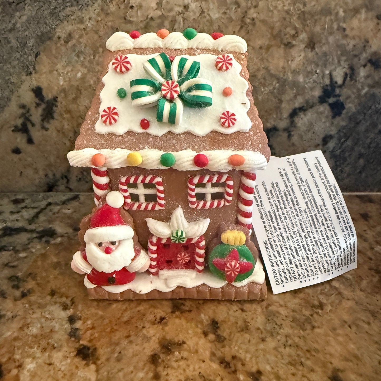 Santa Clause Gingerbread house