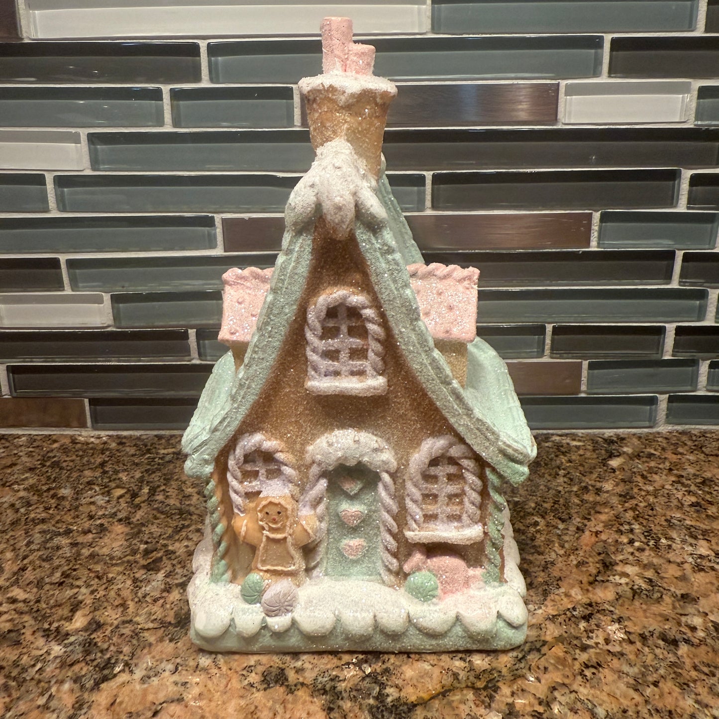 Mint Green Gingerbread House