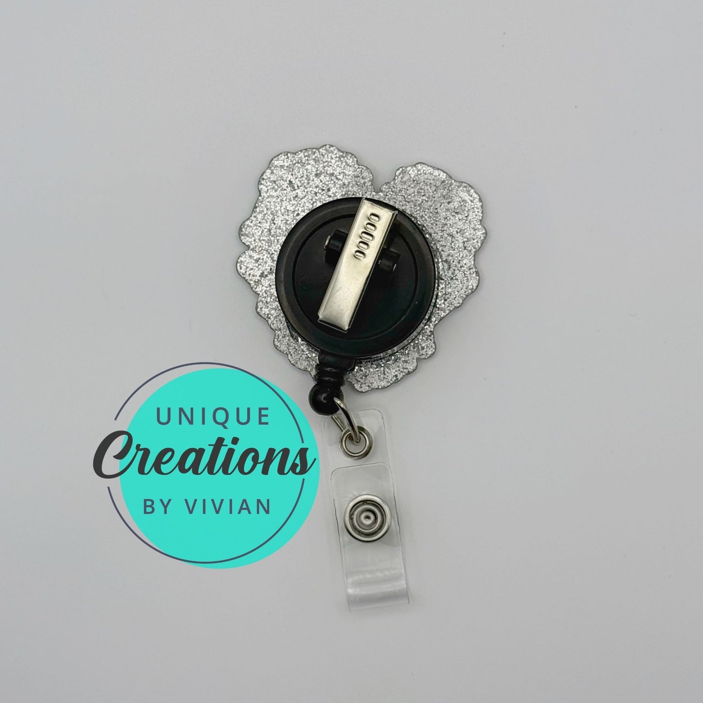 Sally and Jack Rectractable ID Badge Reel