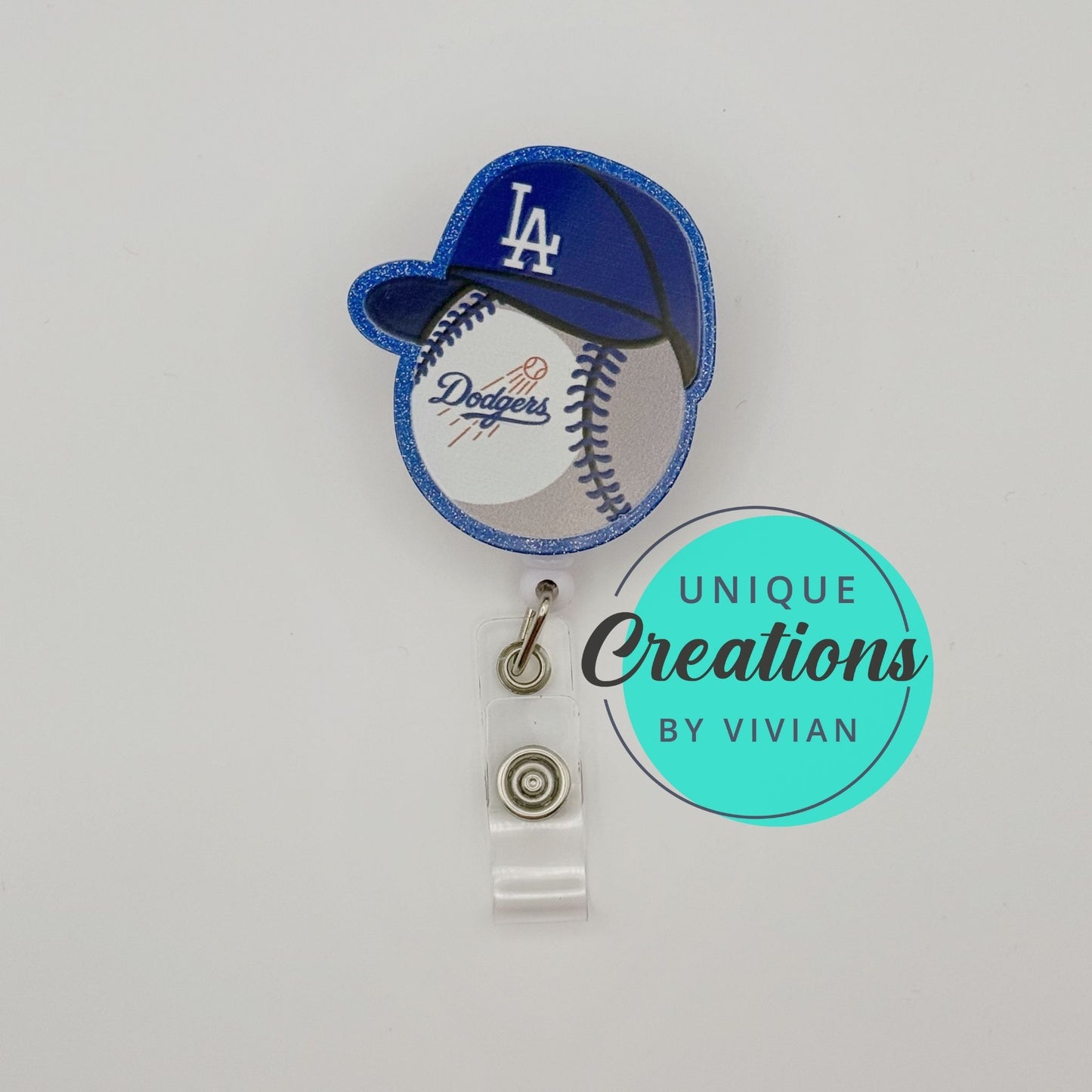 Dodger Hat Rectractable ID Badge Reel