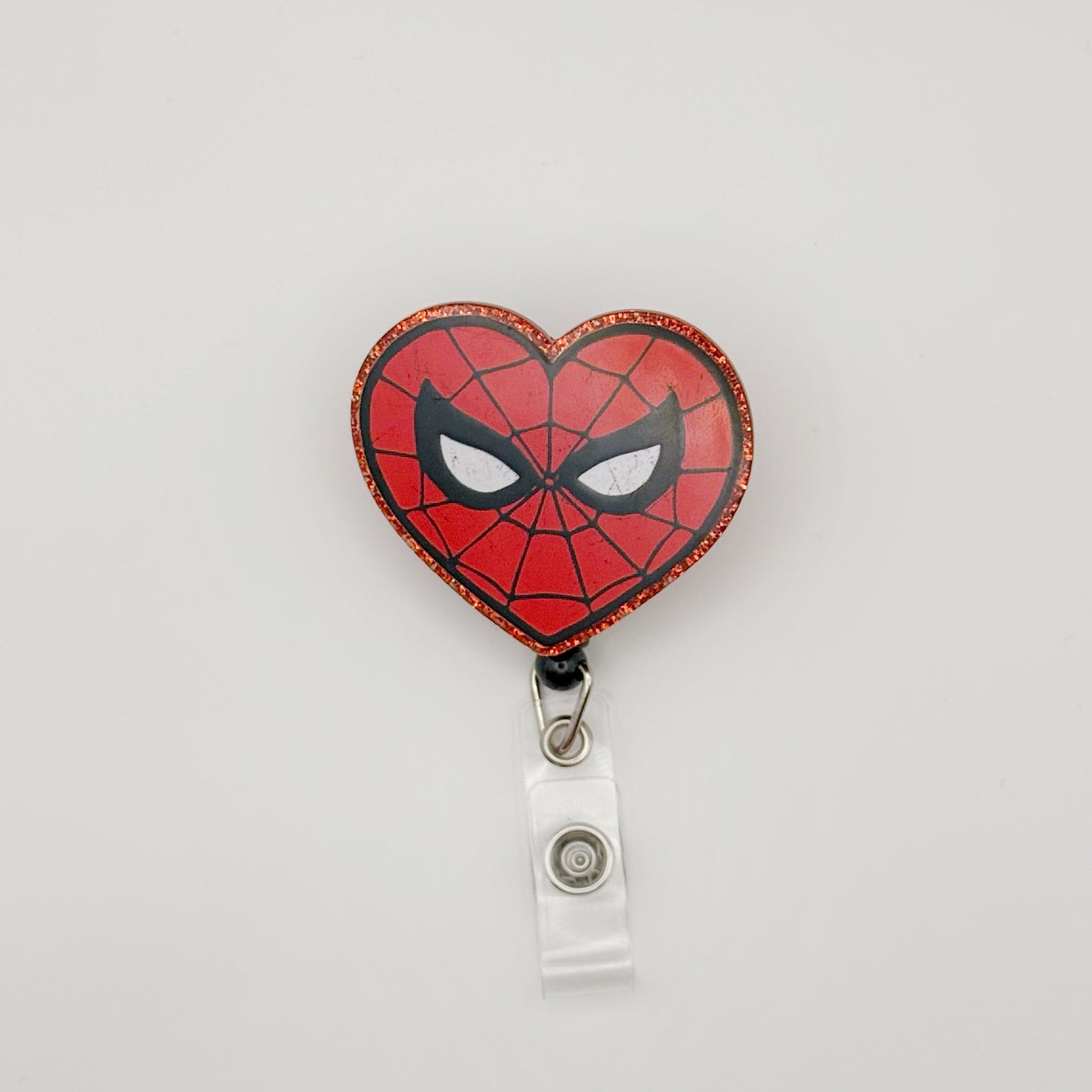 Spiderman Heart Retractable Badge Reel