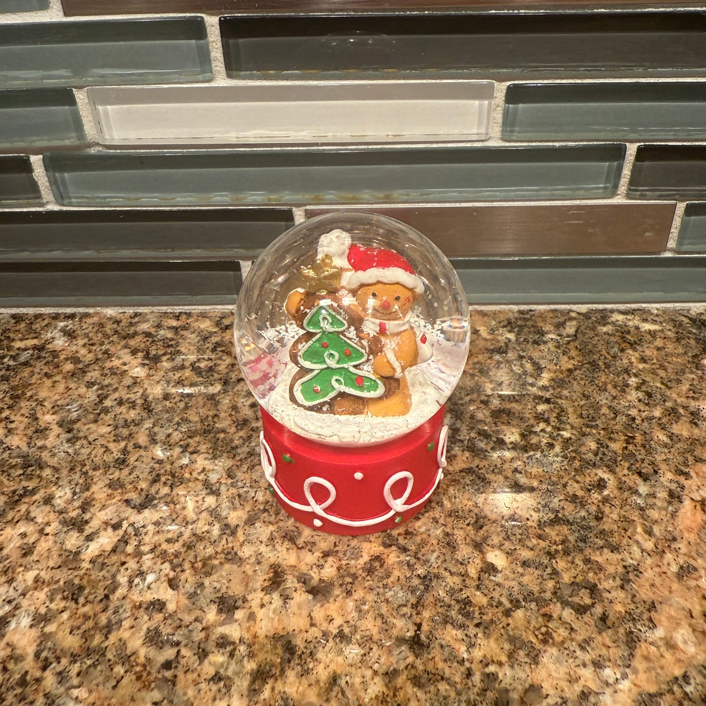 Gingerbread Small Snow globe