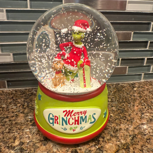 Merry Grinchmas Snow Globe