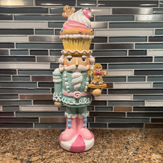 Turquoise Gingerbread Nutcracker