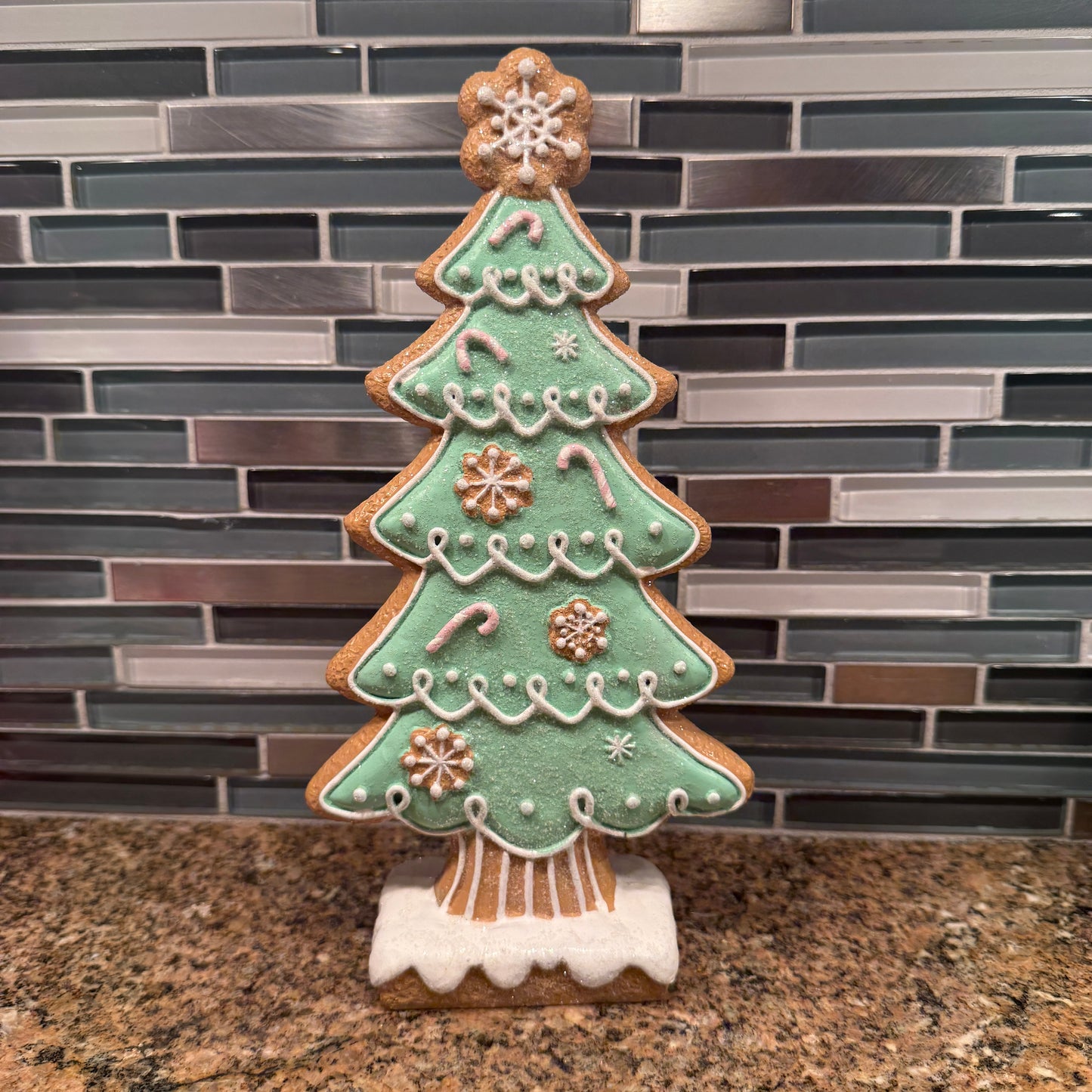 Mint Green Gingerbread Cookie Tree